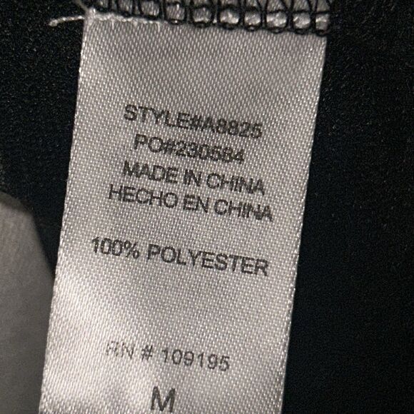 Black Sheer Mesh Long Sleeve Tie Front Crop Top - Picture 5 of 5